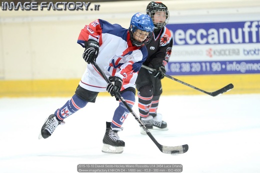 2015-10-10 Diavoli Sesto-Hockey Milano Rossoblu U14 2454 Luca Orlandi